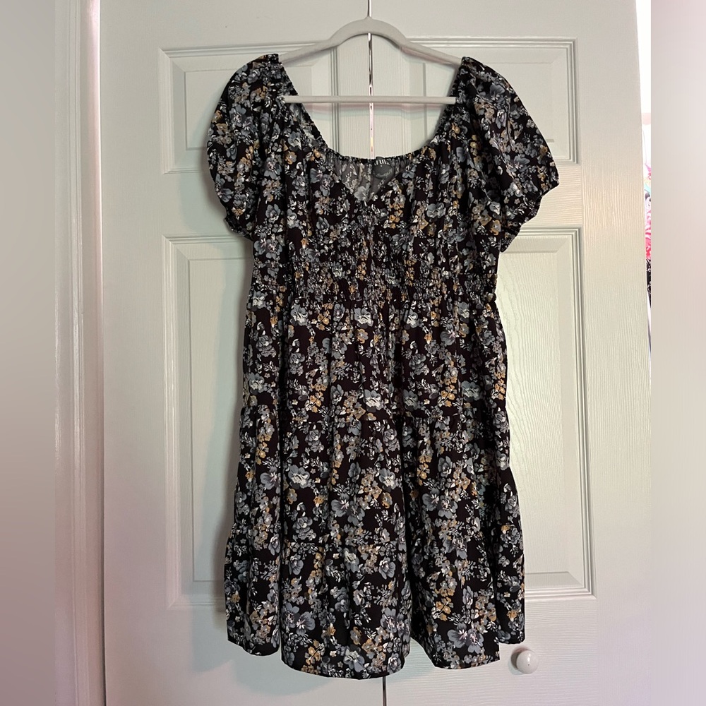 Arula Blue Flora Dress, Size B (2X)